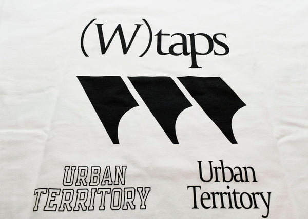 ダブルタップス WTAPS 24SS Urban Territory プリントTシャツ 白 241ATDT-CSM35 3 Tシャツ ホワイト 103MT-1080