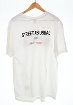 シュプリーム SUPREME  WTAPS ダブルタップス 21AW Sicem! Tee ロゴプリント Tシャツ Tシャツ ホワイト Lサイズ 103MT-2701