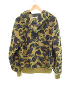 ア ベイシング エイプ A BATHING APE 1st Camo Heavy Wash Cropped Fit Zip Hoodie ファースト カモ ウォッシュ加工 ジップ 001ZPL301308M パーカ グリーン Sサイズ 103MT-2410