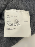 コムデギャルソン オムプリュス COMME des GARCONS HOMME PLUS 03AW カーブ期 ジップアップカーディガン PK-N003 グレー 601MT-92