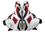 ナイキ NIKE 20年製 AIR JORDAN 6 RETRO CARMINE エア ジョーダン レトロ カーマイン AJ6 スウッシュロゴ 白 赤 黒 CT8529-106 メンズ靴 スニーカー レッド 27.5cm 104S-845