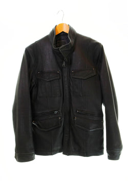 テットオム TÊTE HOMME（TETE HOMME） レザージャケット 黒 1161902-1 6 ジャケット ブラック 103MT-1135