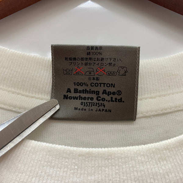 ア ベイシング エイプ A BATHING APE KAWS BAPE STA FACE Tシャツ Tシャツ ホワイト XLサイズ 201MT-3966