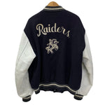 バトウィン BUTWIN スタジャン ジャケット ネイビー Lサイズ 201MT-4372