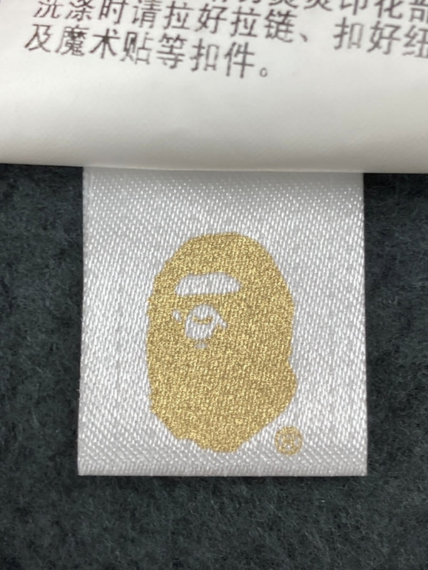 アベイシングエイプ A BATHING APE LAYERED LINE CAMO SHARK FULL ZIP HOODIE シャーク フルジップ フーディ 黒 パーカ 総柄 ブラック XLサイズ 104MT-1621