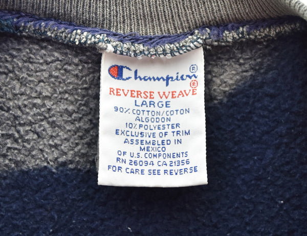 チャンピオン Champion 90s MICHIGAN REVERSE WEAVE Made in Mexico 90's ミシガン リバースウィーブ メキシコ製 ブリーチ加工 スウェット マルチカラー Lサイズ 103MT-3074