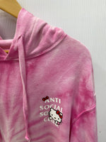 アンチソーシャルソーシャルクラブ Anti Social Social Club x Hello Kitty Hoodie FW19 ハローキティ パーカ ピンク Lサイズ 201MT-2694