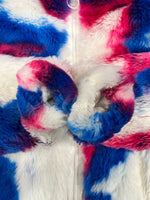 オフホワイト OFF-WHITE 19AW Fake Fur Zip Anorak フェイクファージップアノラック グラデーションフェイクファージップジャケット OMEA186E19E20002 ジャケット マルチカラー Mサイズ 101MT-5434