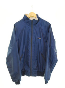 パタゴニア PATAGONIA  80-90s USA製 裏地 フリース シェルド シンチラ ナイロン ジャケット 青 ジャケット ブルー LLサイズ 103MT-2307