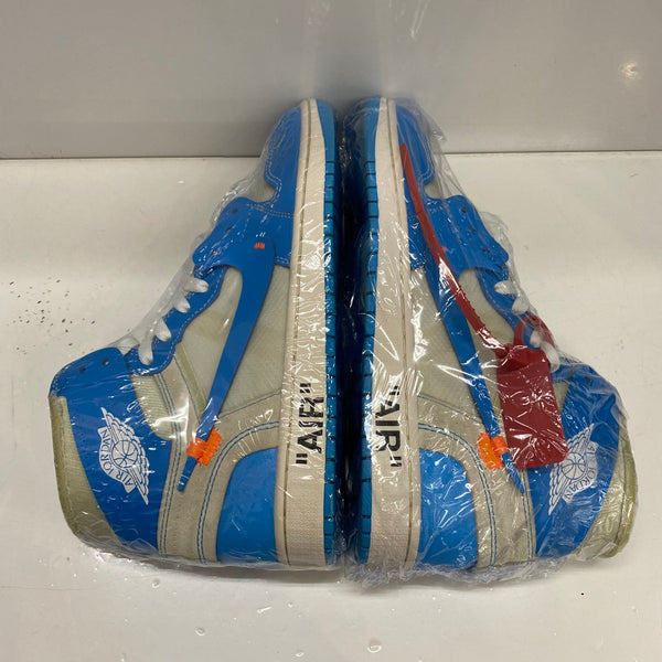 ナイキ NIKE × OFF-WHITE AIR JORDAN 1 X AQ0818-148 メンズ靴 スニーカー ブルー 27.5cmサイズ 201-shoes1573