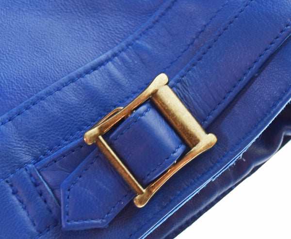 レトログレード Retro Grade Seep LETHER W RIDERS JACKET シープレザー ダブル ライダース ジャケット 793-4950002 ジャケット ブルー Mサイズ 103MT-3114