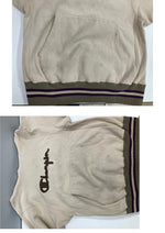 チャンピオン Champion 90's 90年代 ヴィンテージ vintage 刺繍タグ リバースウィーブ REVERSE WEAVE スクリプトロゴ リブライン アメリカ製 MADE IN USA パーカ ベージュ Mサイズ 101MT-4857