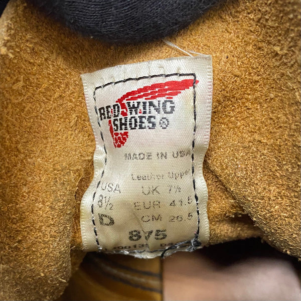 【曜日割引対象外】 レッドウィング RED WING アイリッシュセッター 875 メンズ靴 ブーツ ワーク ブラウン 26.5cmサイズ 201-shoes1498 VB