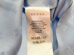 グッチ GUCCI BEE プリント 総柄 長袖シャツ 青 42 長袖シャツ ブルー 103MT-1570