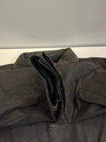 バブアー BARBOUR 90's 90年代 3ワラント BORDER ボーダー ワックス コットン オイルドジャケット コート VINTAGE ヴィンテージ ジャケット ネイビー 101MT-5343