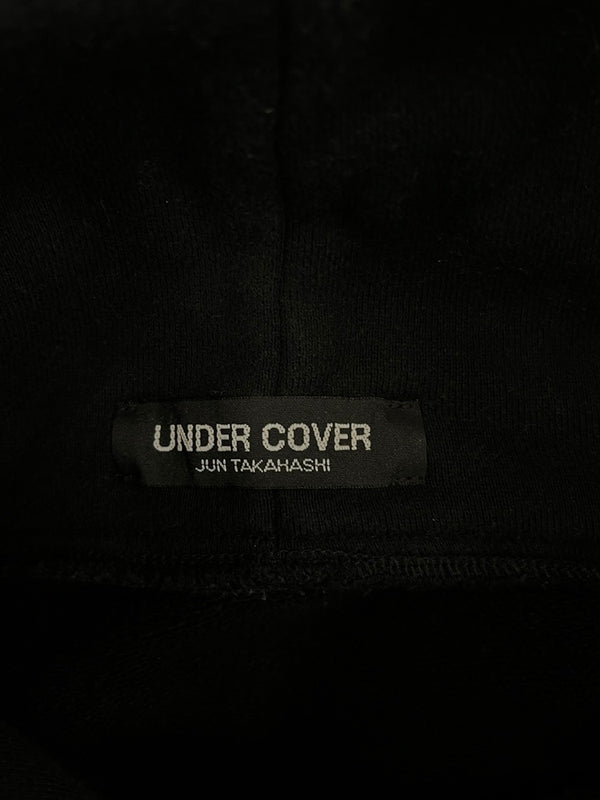 アンダーカバー UNDERCOVER HUMAN CONTROL SYSTEM プリントパーカー フーディ 黒 UAY9802-01 サイズ5 パーカ ブラック 101MT-4164