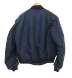 アルファ インダストリーズ ALPHA INDUSTRIES 90年代 MA-1 MA1 FRIGHT JACKET フライト ジャケット 90s 90's USAF 0615-00-573-8336 ジャケット ネイビー Mサイズ 103MT-2622
