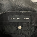 プロジェクトジーアール PROJECT G/R コーティング デニム ブラック 1サイズ 201MB-1139