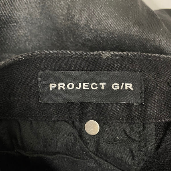 プロジェクトジーアール PROJECT G/R コーティング デニム ブラック 1サイズ 201MB-1139
