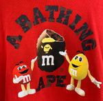 ア ベイシング エイプ  A BATHING APE x M&M's College Pullover Hoodie BAPE 001PPH231912X パーカ ロゴ レッド XXLサイズ 201MT-2515