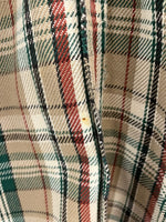 フロストプルーフ FROSTPROOF 70s～ Vintage ヴィンテージ コットン ネルシャツ チェックシャツ  US古着 長袖シャツ ベージュ Mサイズ 101MT-4089