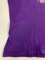 チャンピオン Champion 80's 80年代 トリコタグ カレッジロゴ EVANSVILLE エバンズビル大学 2段プリント  VINTAGE ヴィンテージ Tシャツ パープル Lサイズ 101MT-4750
