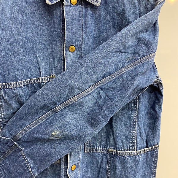 【曜日割引対象外】 ヴィンテージ vintage 40~50's WHITEFIELD DENIM COVERALL ジャケット ブルー 201MT-3552 VB