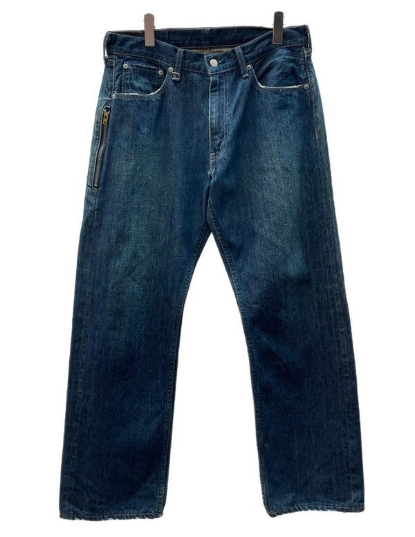 リーバイス Levi's Fenom fragment design フラグメント 207 1st 初期 裏原 紺 ロゴ デニム ネイビー W32 L30 104MB-274