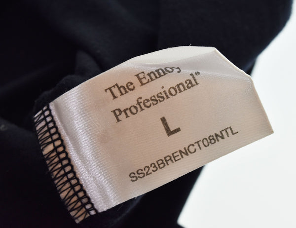 ザ エンノイ プロフェッショナル the ennoy professional Hem Rib Tee半袖カットソー SS23BRENCT08NTL Tシャツ ネイビー Lサイズ 103MT-2966