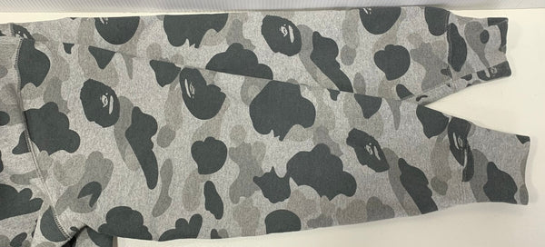 アベイシングエイプ A BATHING APE Camo Ape Head Crewneck Sweatshirt 001SWK801005M スウェット グレー Lサイズ 201MT-4795