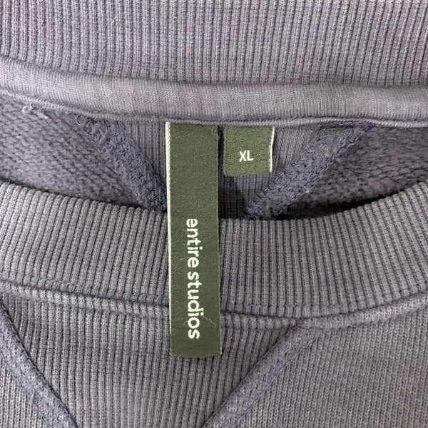 エンタイア スタジオ entire studios BOX CREW WASH ES2126 スウェット パープル XLサイズ 201MT-4333