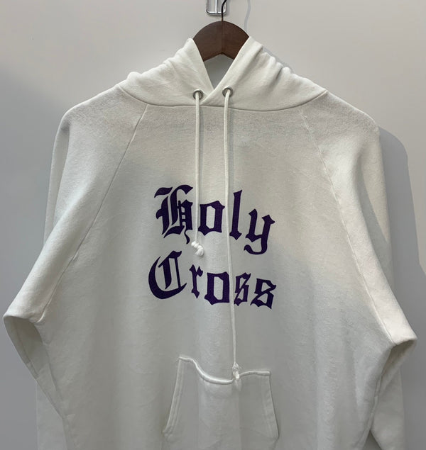 【曜日割引対象外】 チャンピオン Champion 80's USA製 トリコタグ Holy Cross 染み込み パーカ ホワイト XXLサイズ 201MT-2996 VB