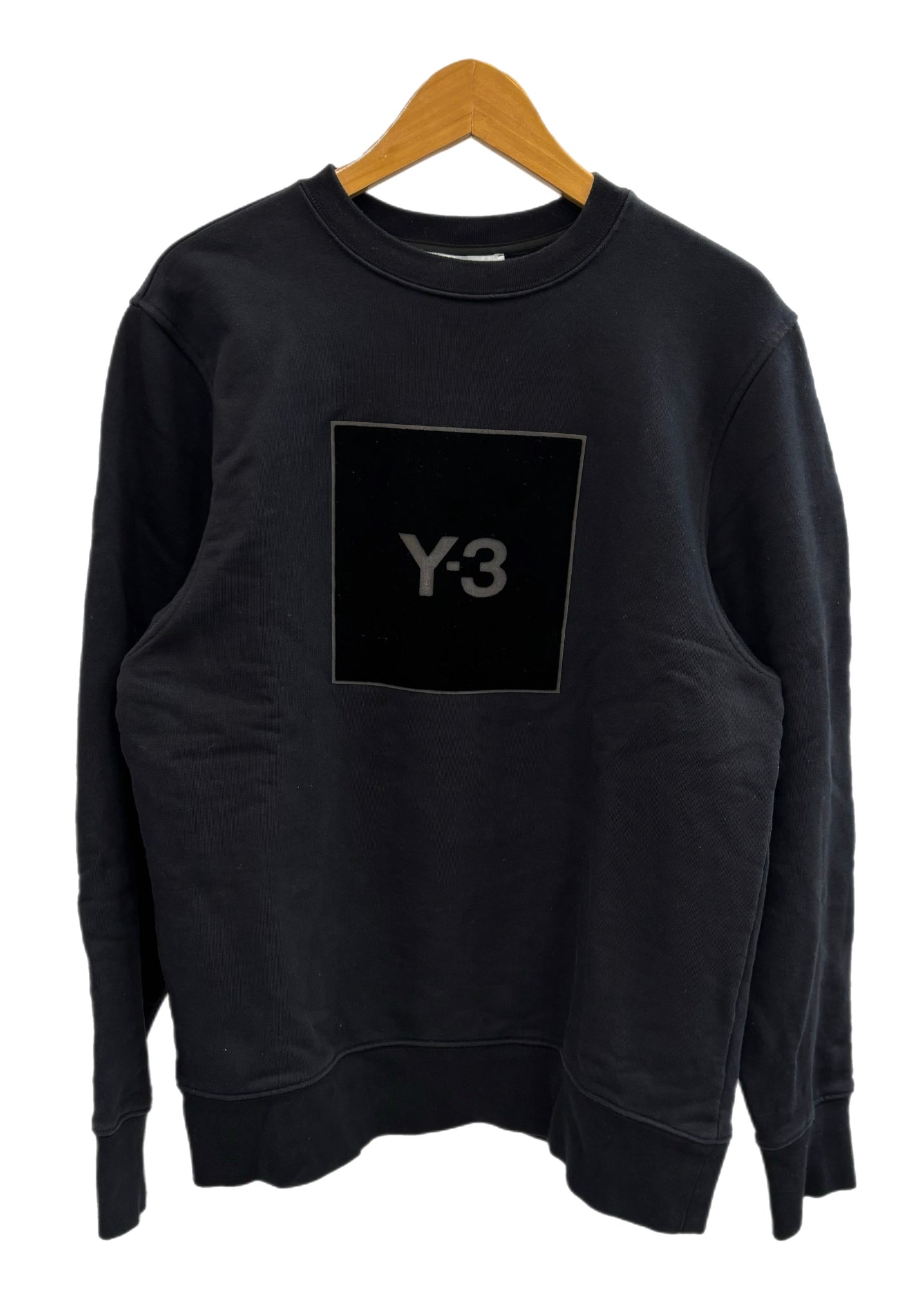 ワイスリー Y-3 スクエア ロゴ クルースウェットシャツ SQUARE LOGO  