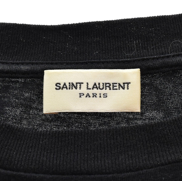 サンローラン Saint Laurent 2017年モデル リップ シガー ノースモーキング Tシャツ スモーキング リップ 482676 YB1HU 1004 482676 XL Tシャツ ブラック 103MT-3181
