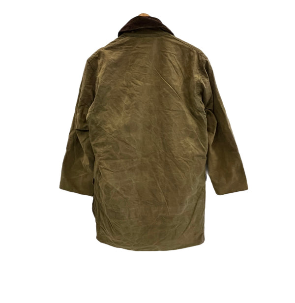 バブアー BARBOUR 90's 90年代 3ワラント BORDER ボーダー ワックス コットン オイルドジャケット コート VINTAGE ヴィンテージ A200 C36 ジャケット カーキ 101MT-5337