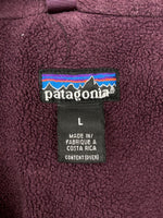 パタゴニア Patagonia SHELLED SYNCHILLA JACKET シェルド シンチラ ジャケット ジップアップ アウトドア フリース 紺 ジャケット ロゴ ネイビー Lサイズ 104MT-1858