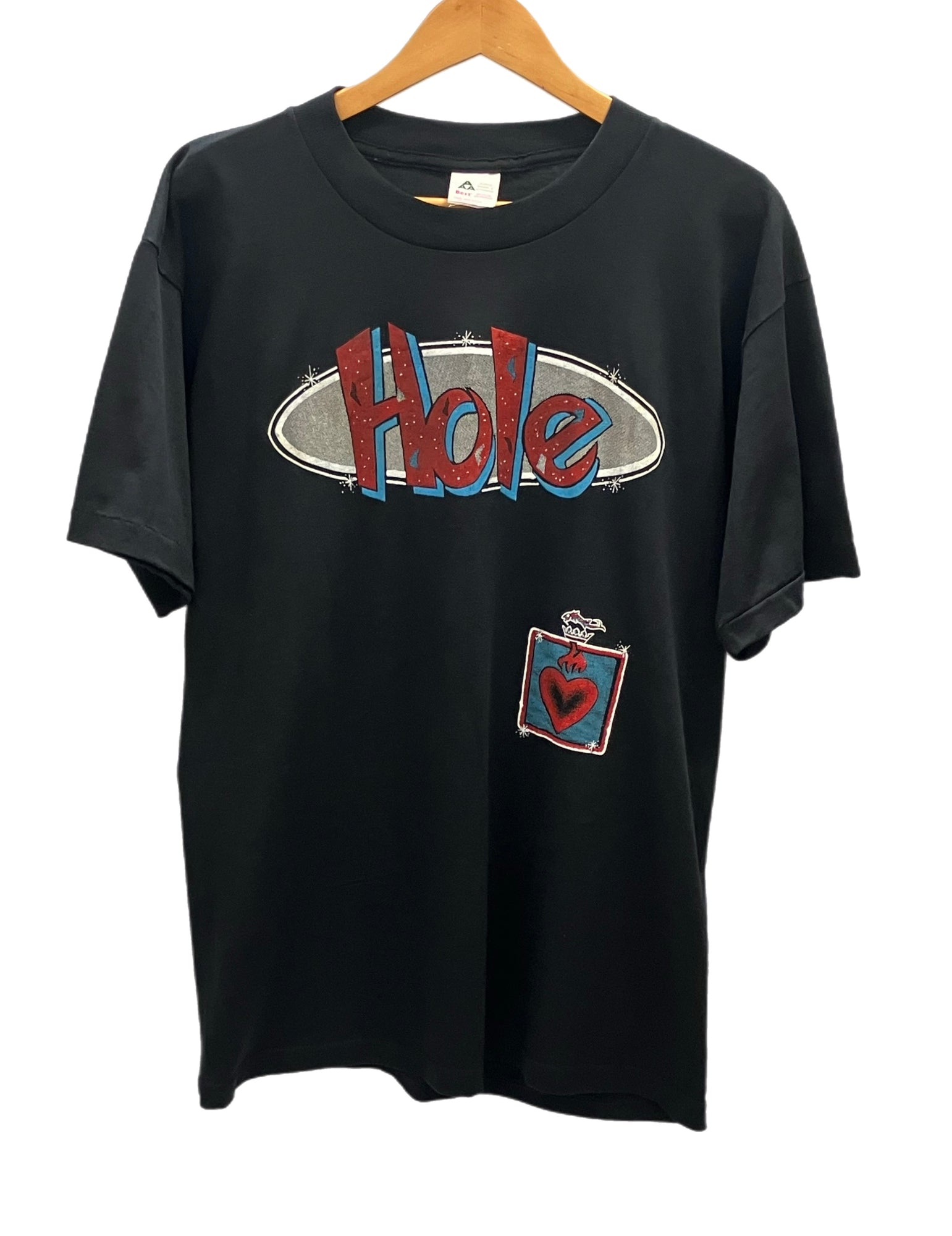 バンドTシャツ BAND-T 90s 90's HOLE ホール パーキングロット Parking Lot Tシャツ プリント ブラック フリーサイズ  101MT-2474 | 古着通販のドンドンサガール