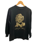 ヴィンテージ vintage 80's 80s SIGNAL Marilyn Monroe マリリンモンロー  MADE IN USA アメリカ製 ロンT ブラック Mサイズ 101MT-3088