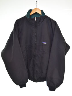 パタゴニア PATAGONIA USA製 95年製 シェルドシンチラジャケット 28131 ジャケット ブラック LLサイズ 103MT-3482