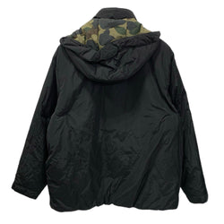 アベイシングエイプ A BATHING APE 中綿 ジャケット ブラック XLサイズ 201MT-4827