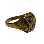 【曜日割引対象外】 【中古】ヴィンテージ vintage 30's JOSTEN カレッジリング 10K 21号 1933年 メンズジュエリー・アクセサリー インディアンジュエリー 指輪・リング ゴールド 201goods-797 VB