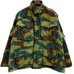 【曜日割引対象外】 ヴィンテージ vintage 50's ベルギー軍 デニソンスモック ジグソーカモ ジャケット グリーン 201MT-4793 VB