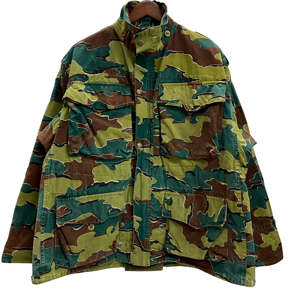 【曜日割引対象外】 ヴィンテージ vintage 50's ベルギー軍 デニソンスモック ジグソーカモ ジャケット グリーン 201MT-4793 VB