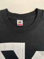 US US古着 90s 90's USA製 ©1992 MALCOLM X MOVIE Tシャツ マルコム X プリントT フルーツボディー シングルステッチ ヴィンテージ 黒 Tシャツ ブラック Lサイズ 101MT-5321