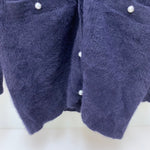 ロペ ROPÉ（ROPE） フォックス ウール 片畦パールボタン カーディガン カーディガン ネイビー フリーサイズ 201LT-466