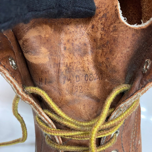 【曜日割引対象外】 レッドウィング RED WING 90's 廃盤モデル アイリッシュセッター 8152 メンズ靴 ブーツ ワーク ブラウン 25.5cmサイズ 201-shoes1503 VB