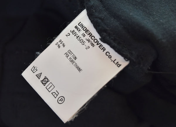 "ジョン アンダーカバー John UNDER COVER 裾ZIP 多切替 タチキリストレッチ デニムパンツ ジーパン JUV4505-2 デニム ブラック 2 103MB-548