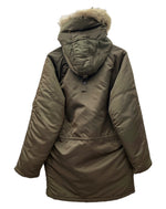 スピワック SPIEWAK Golden Fleece N-3B FLIGHT JACKET フライト ジャケット ミリタリー ジップアップ ファー USA製 アウター 緑 1N3BFC サイズ 36 ジャケット 無地 グリーン 104MT-1867