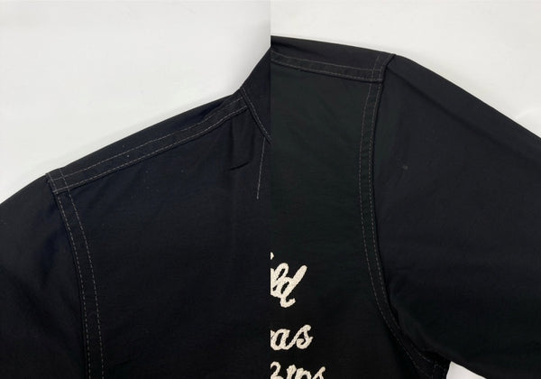 ウエストライド WESTRIDE ZIP UP JACKET ジップアップ ジャケット ウィンドブレーカー バイカー チェーンステッチ アウター 黒 ジャケット ライン ブラック XSサイズ 104MT-1673