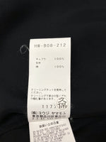 ヨウジヤマモト Yohji Yamamoto POUR HOMME プール オム 18SS Cupro Staff Shirt スタッフ シャツ バックプリント 黒 HW-B08-212 3 長袖シャツ ロゴ ブラック 104MT-830